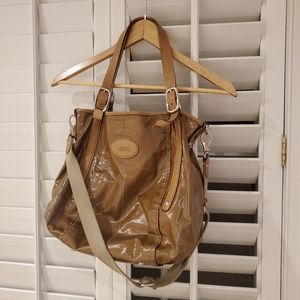 Authentic Tod's patent tote bag